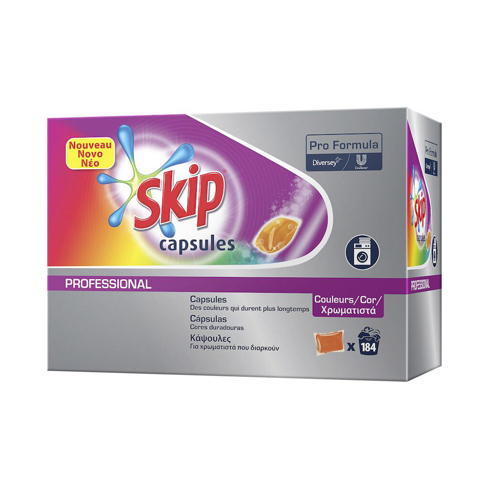 Detergente Cápsulas Máquina Roupa Skip Pro Color 184un