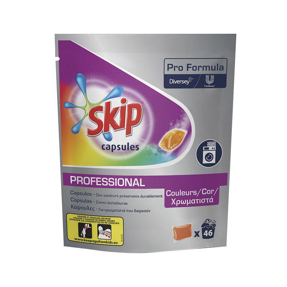 Detergente Cápsulas Máquina Roupa Skip Pro Color 184un