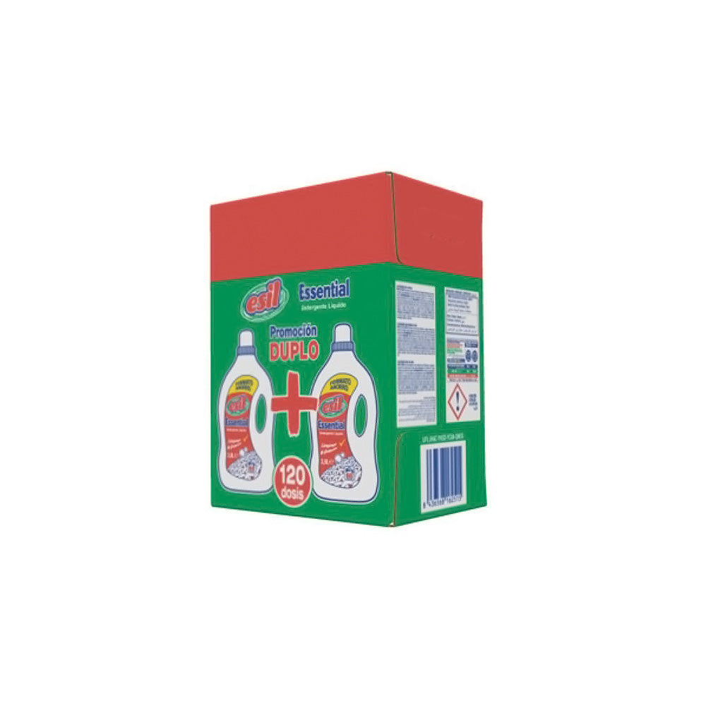 Detergente Líquido Máquina Roupa Esil 60+60 Doses Pack 2un