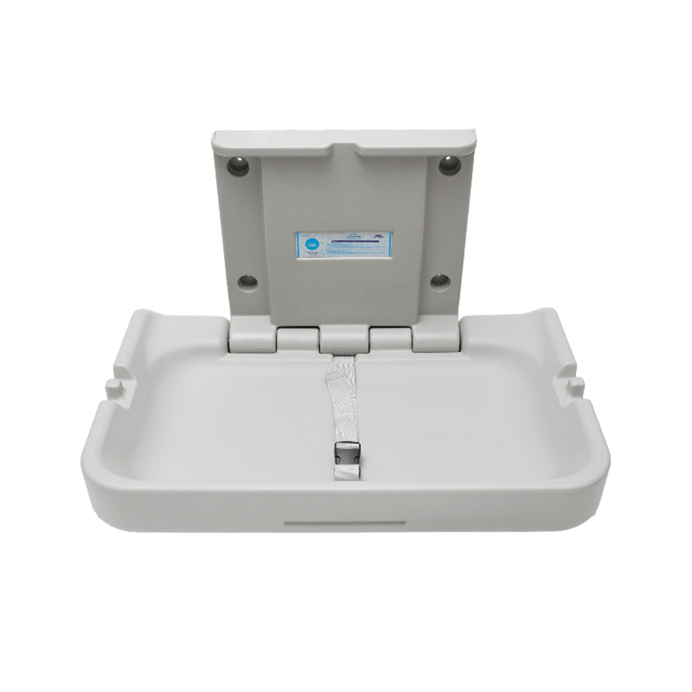Mesa Muda Fraldas Bebés Horizontal Cinza