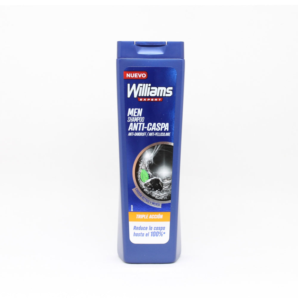 Champô Williams Anti-Caspa Carvão e Menta 250ml