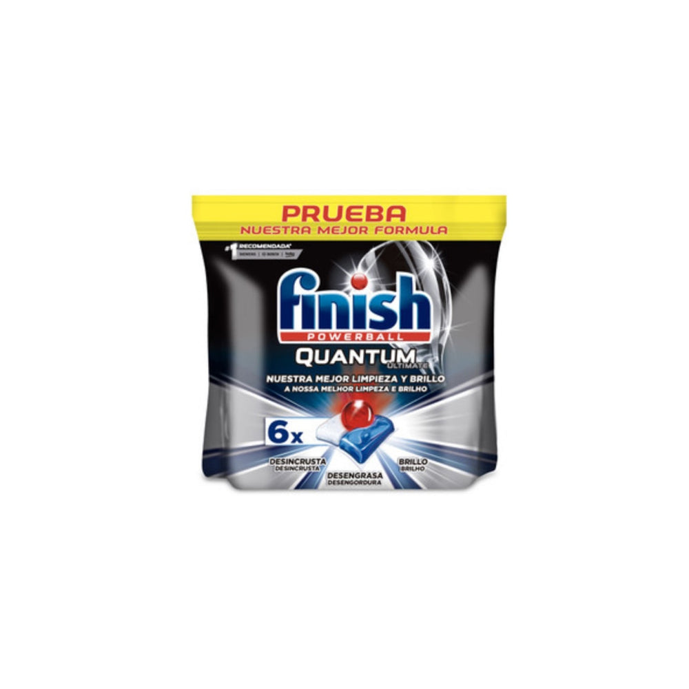 Detergente Máquina Loiça Pastilhas Finish Powerball 6un