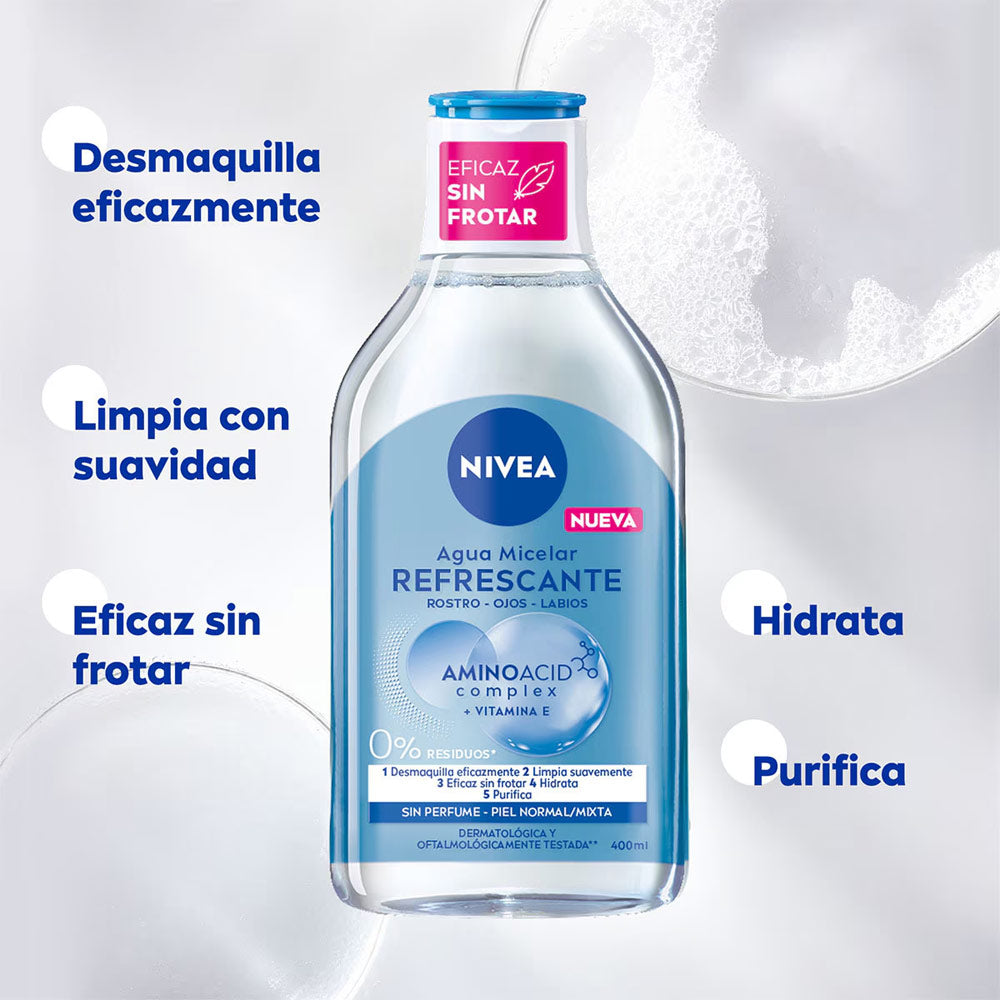 Água Micelar Nivea Pele Normal 400ml