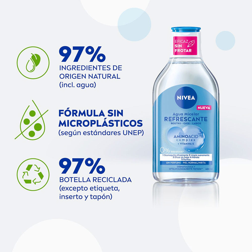Água Micelar Nivea Pele Normal 400ml