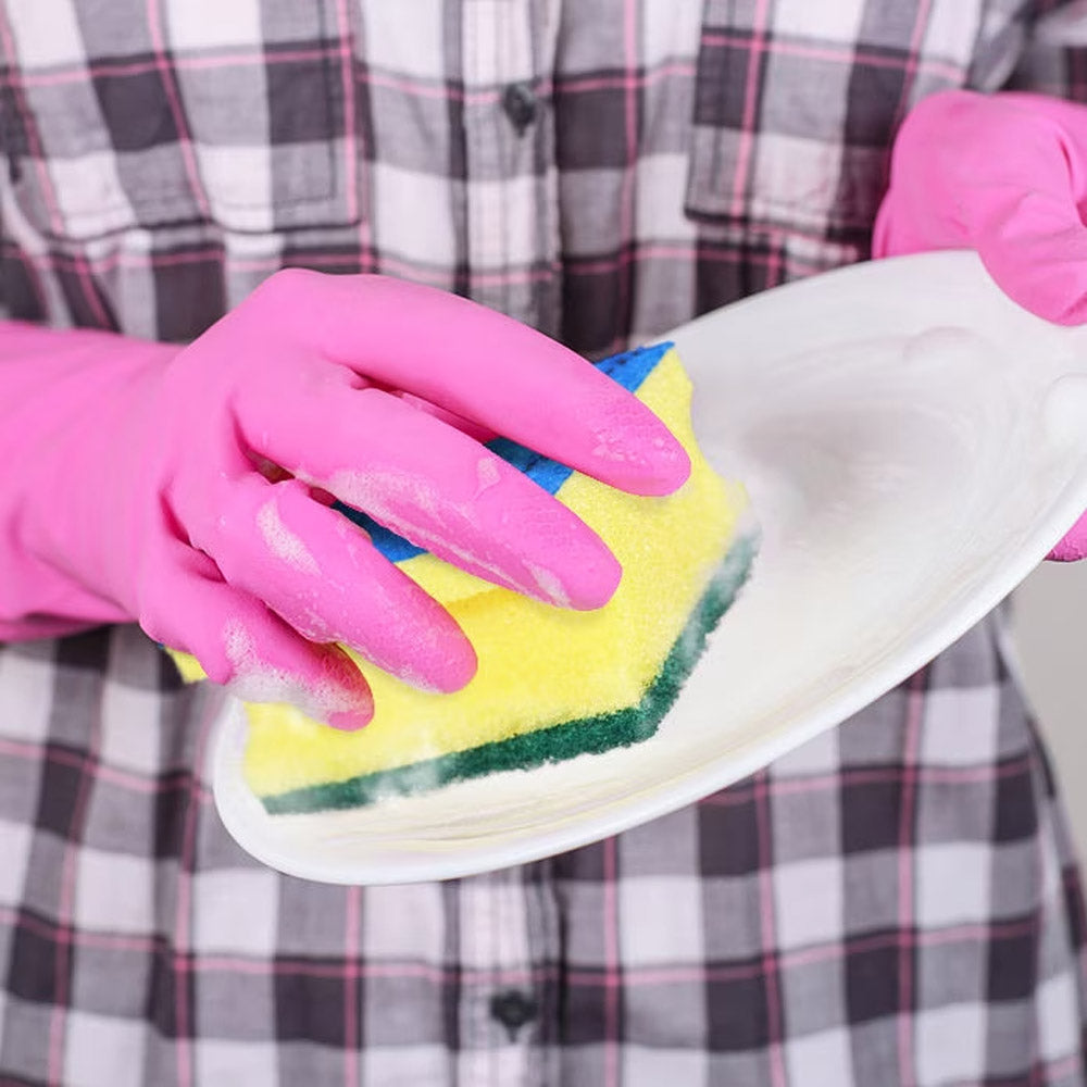 Esfregão Esponja Salva Unhas Amarelo-Verde 2+1 Grátis