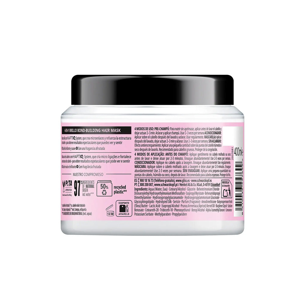 Máscara Cabelo Gliss Brilho 400ml