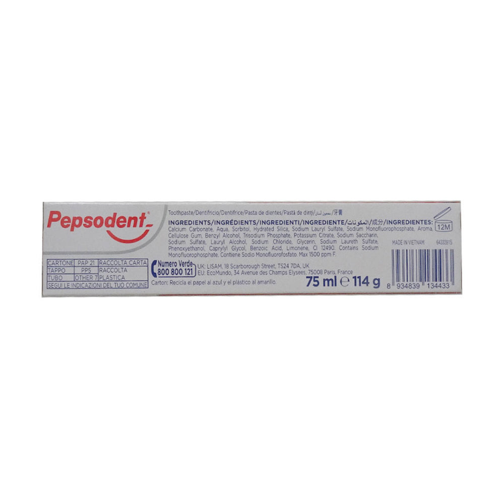 Pasta de Dentes PEPSODENT Protecção Total 75ml