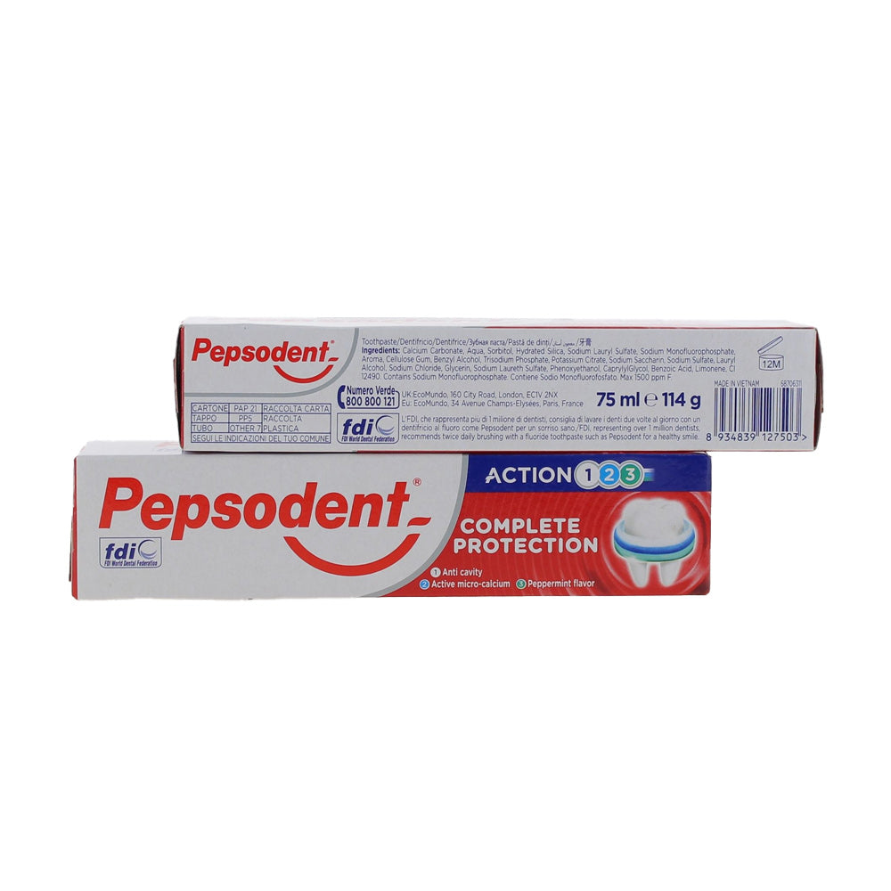 Pasta de Dentes PEPSODENT Protecção Total 75ml
