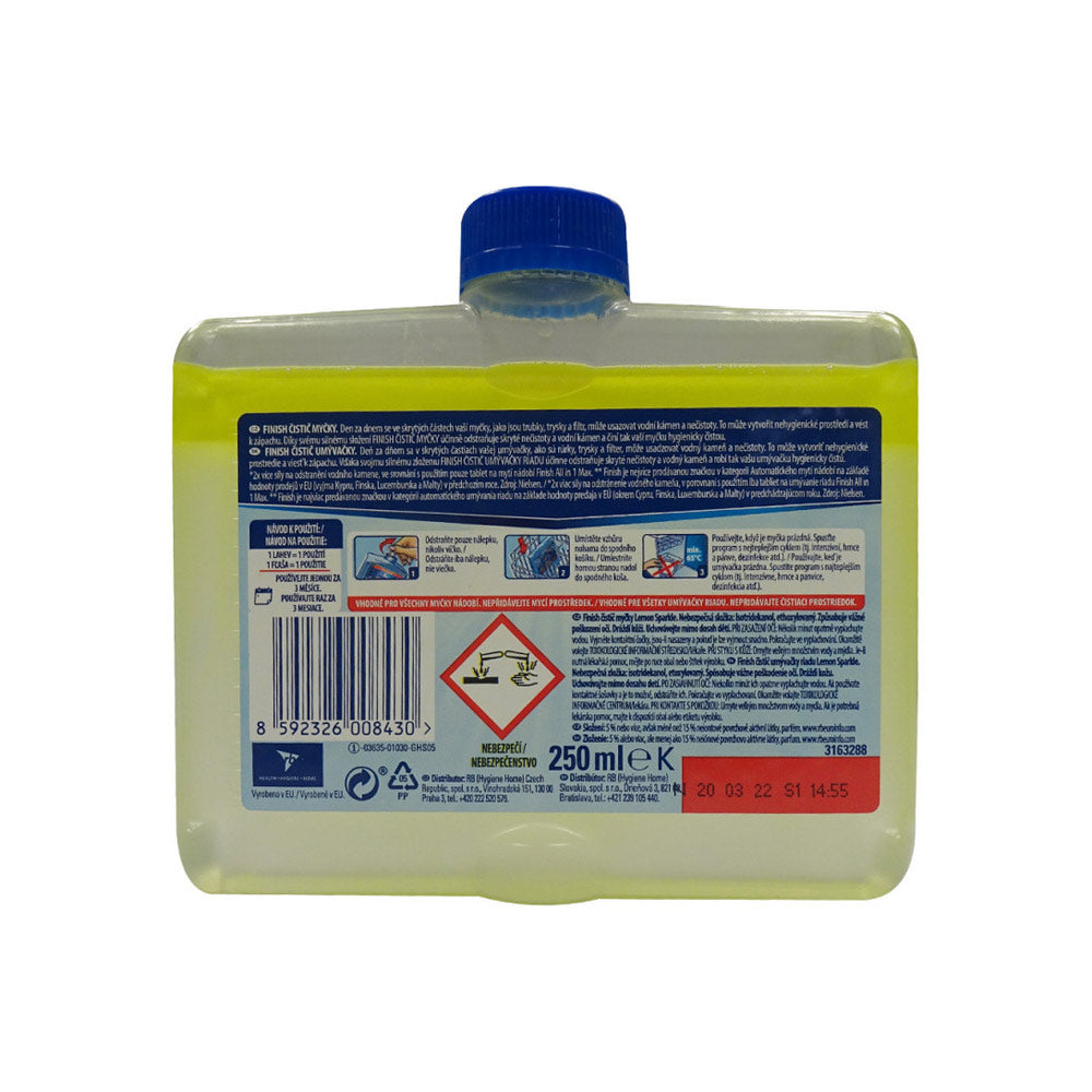 Limpa Máquina Loiça Finish Limão 250ml