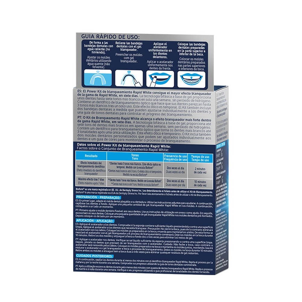 Kit Dentário Branqueamento RAPID WHITE