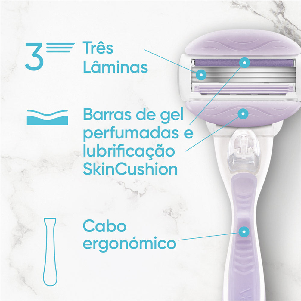 Máquina Manual Gillette Venus + 2 Recargas