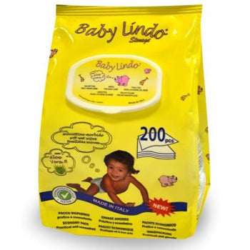Toalhitas Baby Lindo Aloe Vera Pop Up 200un