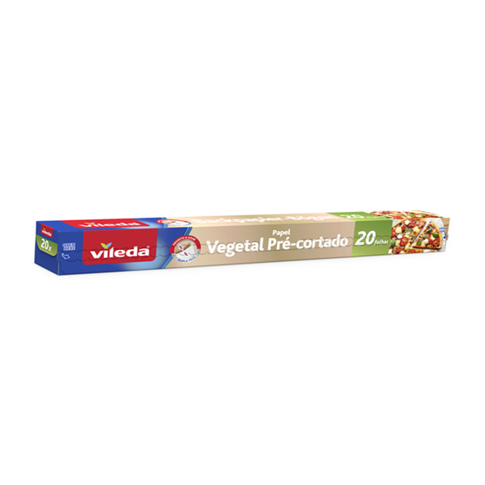 Papel Vegetal Alimentar Vileda 20 Folhas