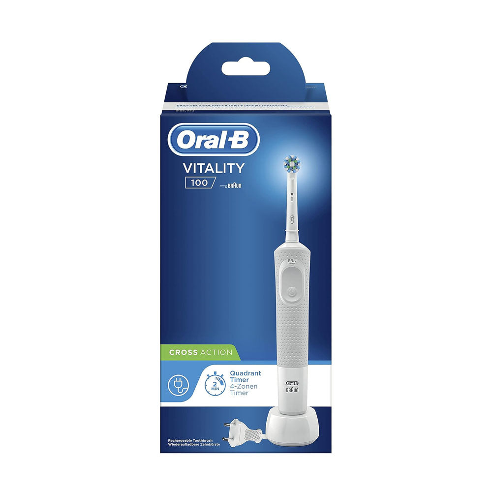 Escova de Dentes Oral-B Elétrica Vitality 100 Branco
