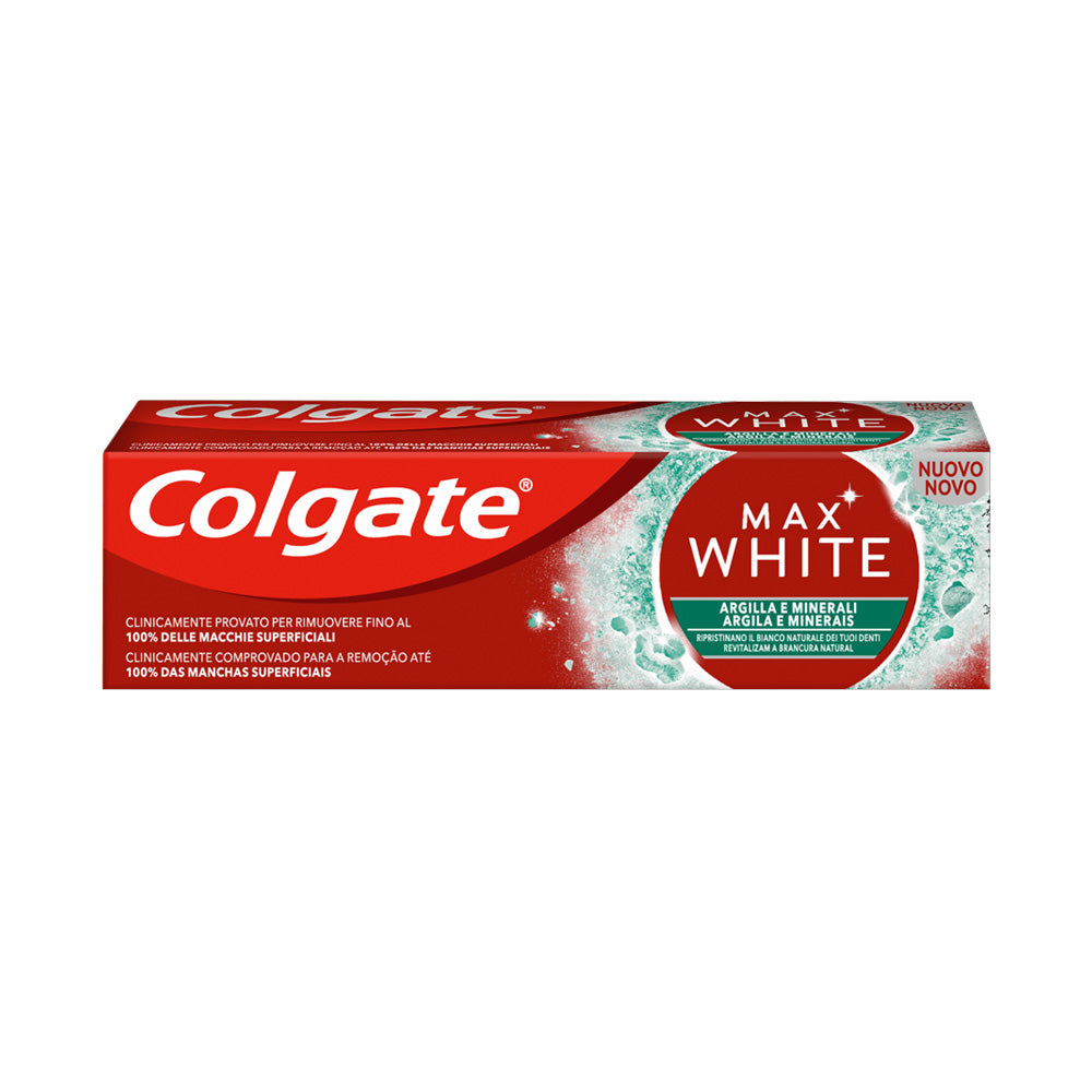 Pasta de Dentes COLGATE Max White Argila e Minerais 75ml