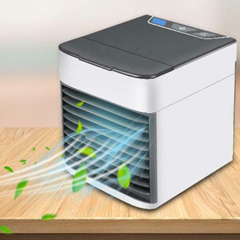 Mini Ventilador / Refrigerador / Desumidificador Ar Portátil