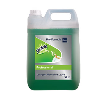 Detergente Manual Loiça Sunlight Pro Formula Limão Verde 5L