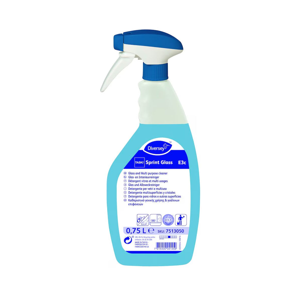 Detergente Multiusos Sprint Alcalino P/Vidros/Espelhos 0,75L