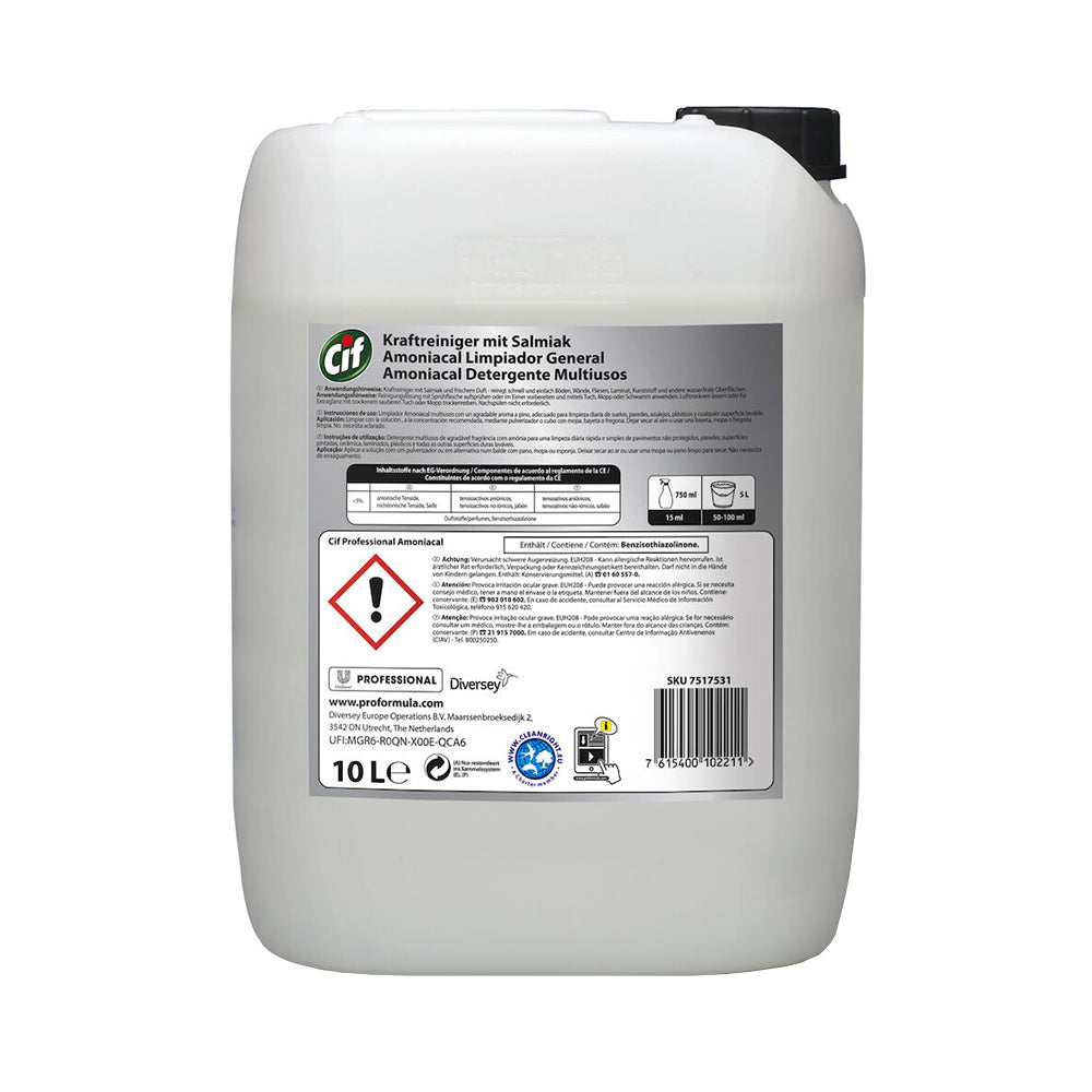 Detergente Multiusos Amoniacal Cif PF 10L