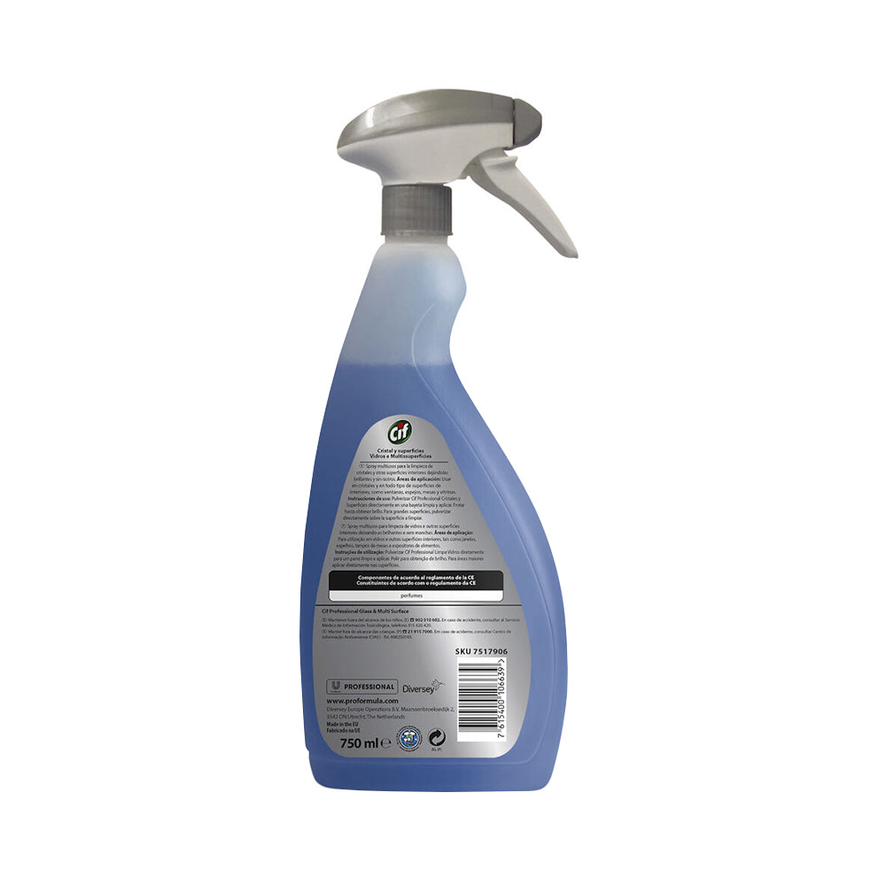 Detergente Limpa Vidros e Multisuperfícies Cif PF 750ml