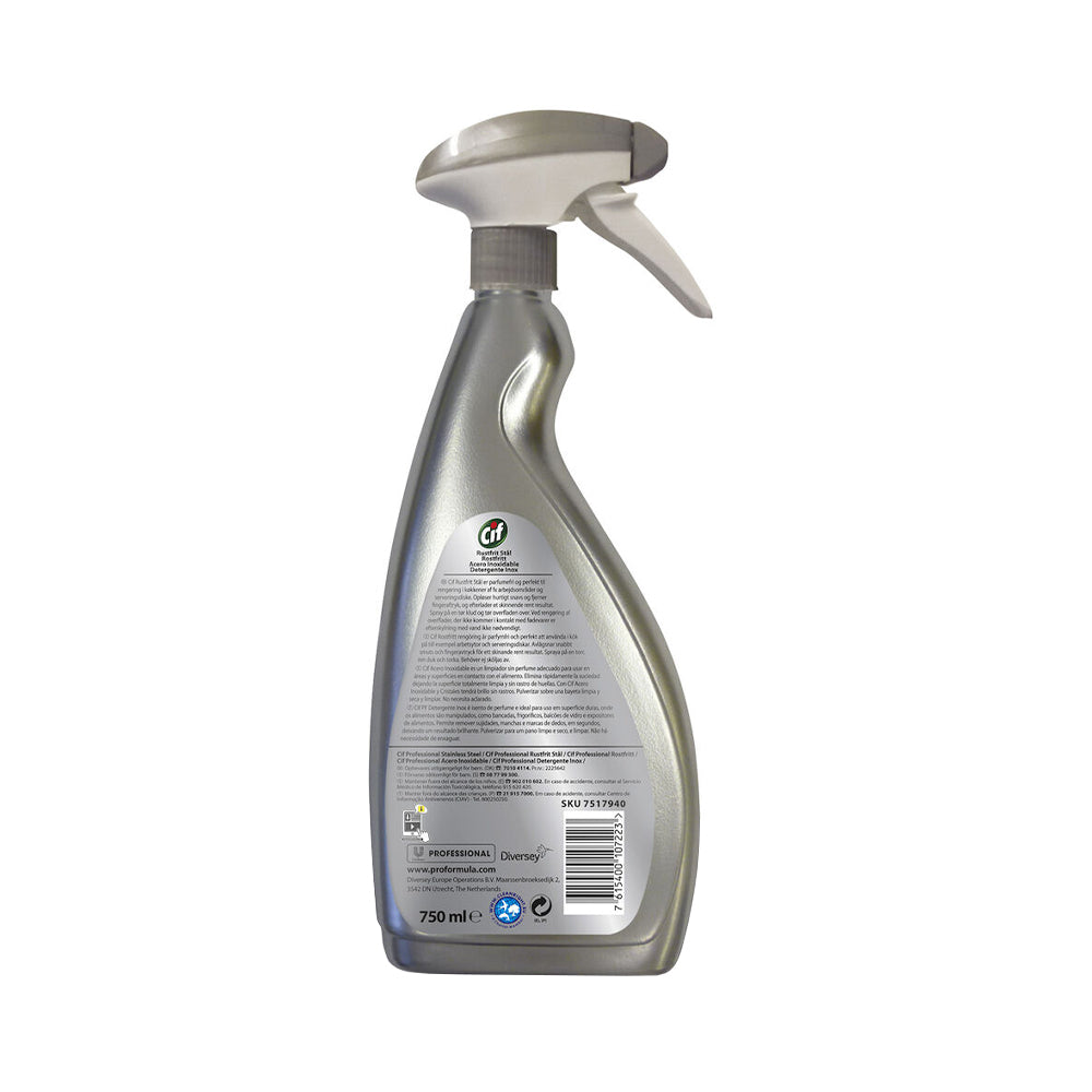 Detergente Cif PF Inox 750ml