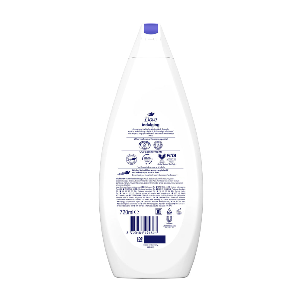 Gel de Banho Dove Indulging Care 720ml