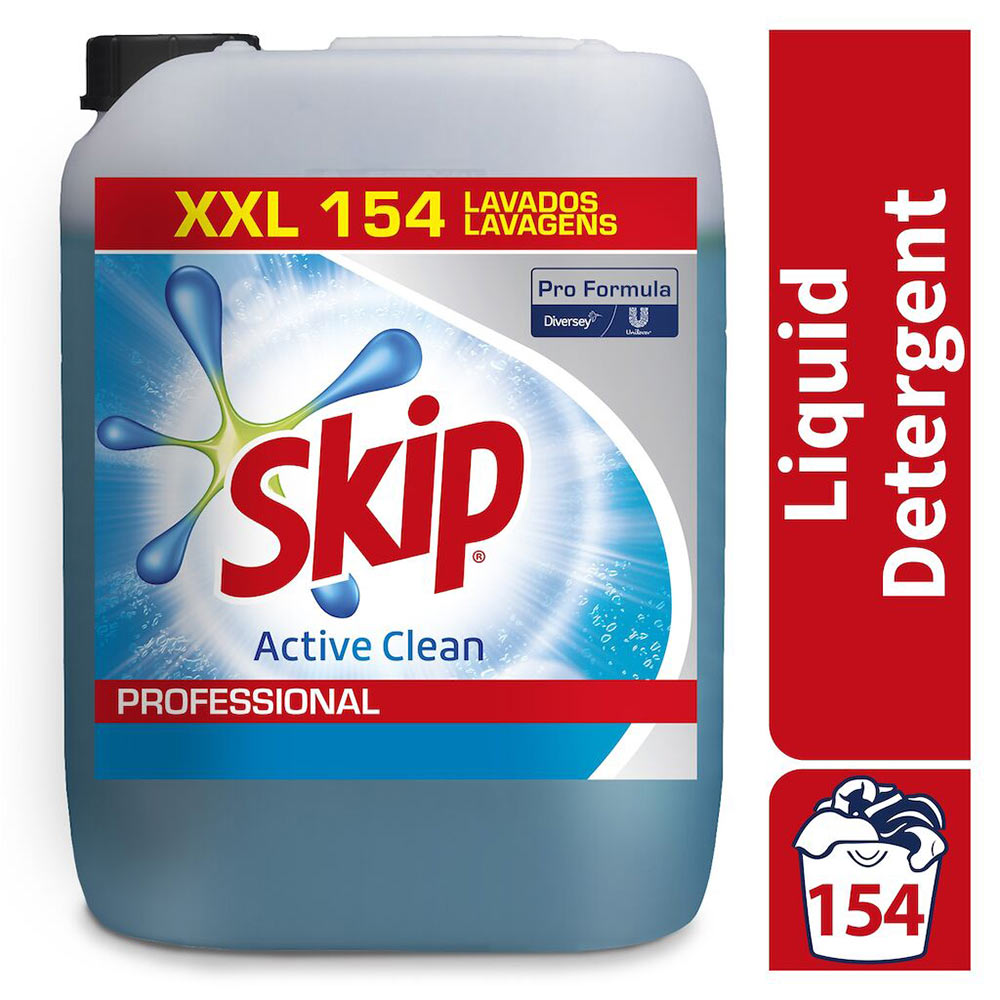 Detergente Líquido Máquina Roupa Skip Pro 154 Doses 10L