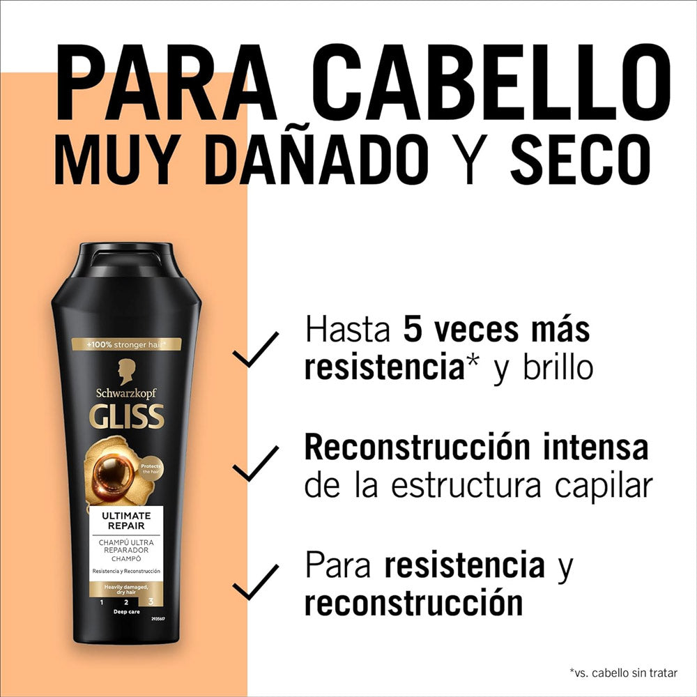 Champô Schwarzkopf Gliss Ultimate Repair 370ml