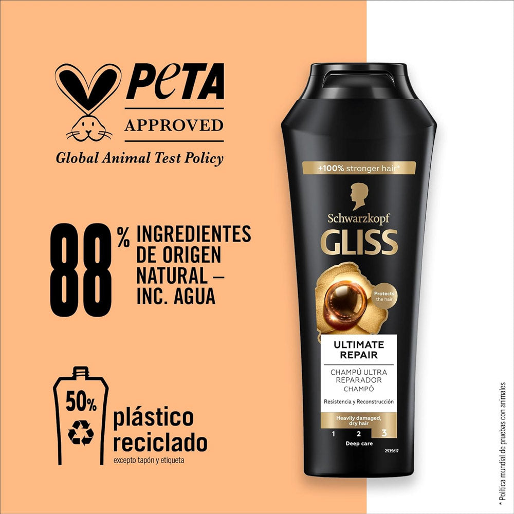 Champô Schwarzkopf Gliss Ultimate Repair 370ml