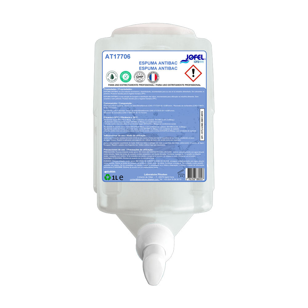 Sabonete Espuma Antibac Mãos Recarga 1L 1un