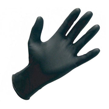 Luvas Nitrilo Tamanho S s/Pó Preto 100un