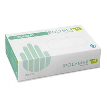 Luvas Polymer Tamanho M s/ Pó Azul 200un
