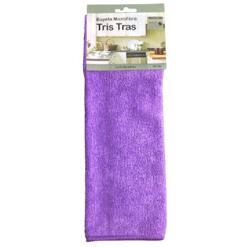 Pano Microfibras 30x40cm Roxo 1un