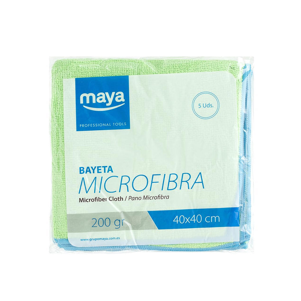 Pano Microfibra Terry 40x40cm 200g Verde Pack 5un