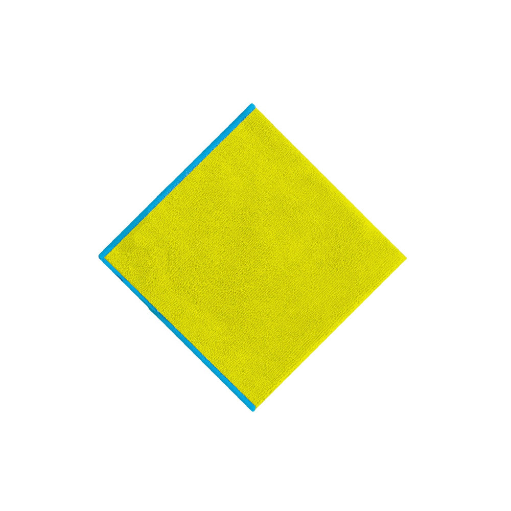 Pano Microfibra Terry 40x40cm 300g Amarelo Pack 5un