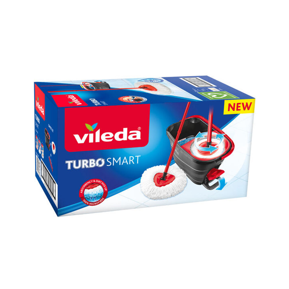 Balde com Pedal e Esfregona Vileda Turbo Smart