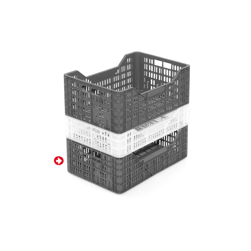 Caixa Contentora Plástica 50x30x18cm 22,8L Cinzenta