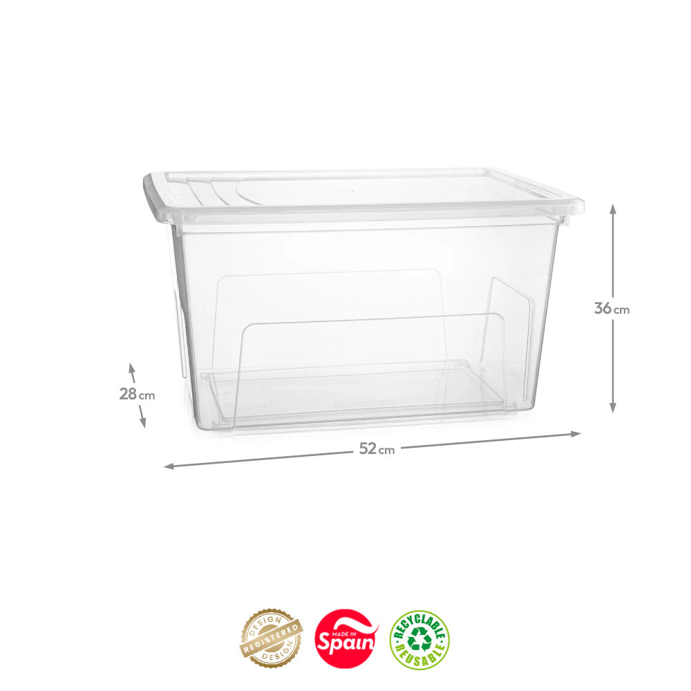Caixa Plástico Easy 28x52x36cm 34L