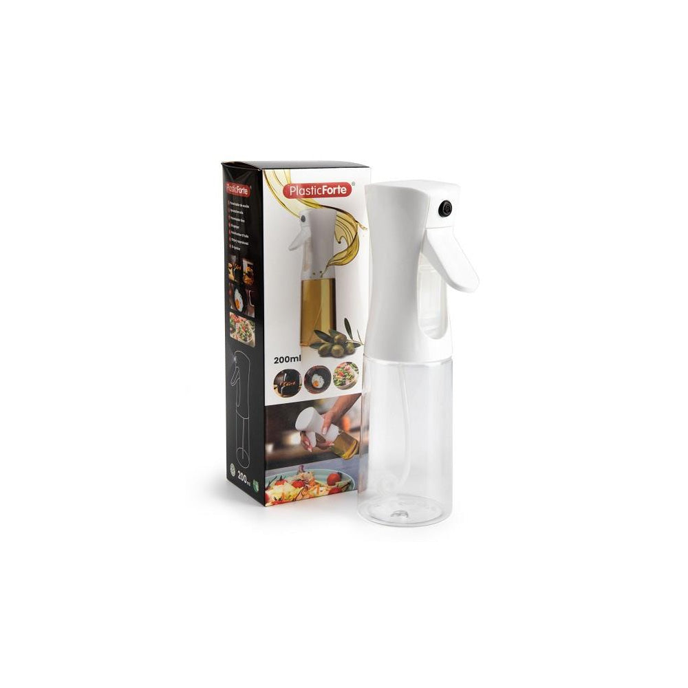 Frasco Pulverizador de Azeite 200ml Branco