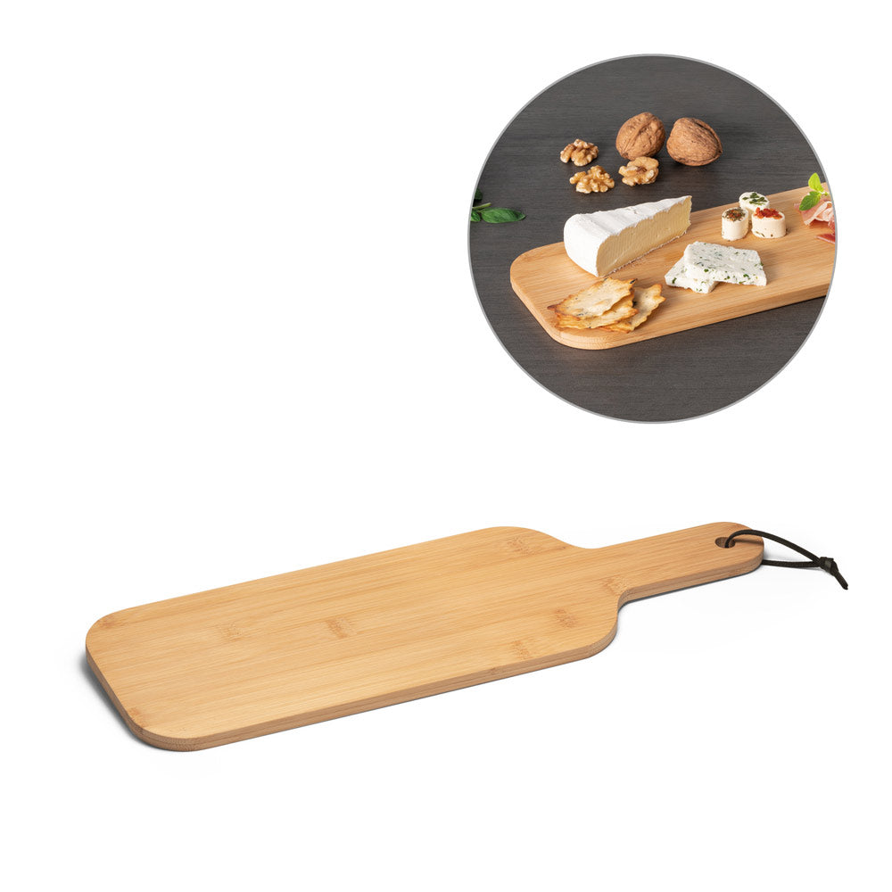 Tábua de Cozinha Retangular Bambu 405x134x10mm