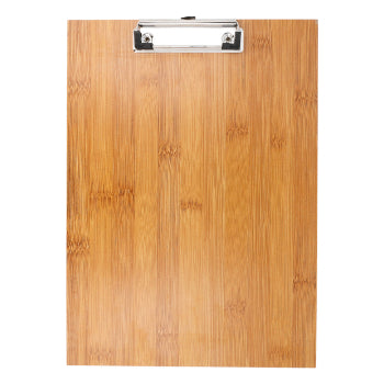 Porta Menus 22,9x31,8x0,4cm c/Clip Bambu 1un