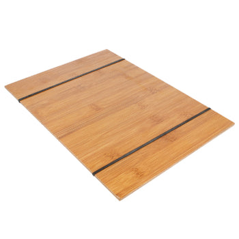 Porta Menus 22,9x31,8x0,4cm c/Elásticos Bambu 1un