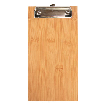 Porta Menus 13x24,5x0,4cm c/Clip Bambu 1un