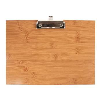 Porta Menus 31,8x22,9x0,4cm c/Clip Bambu 1un