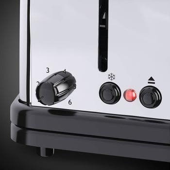 Torradeira RUSSELL HOBBS Victory Ranhuras Longas 4 Fatias