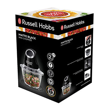 Mini Picadora RUSSELL HOBBS Matte Black