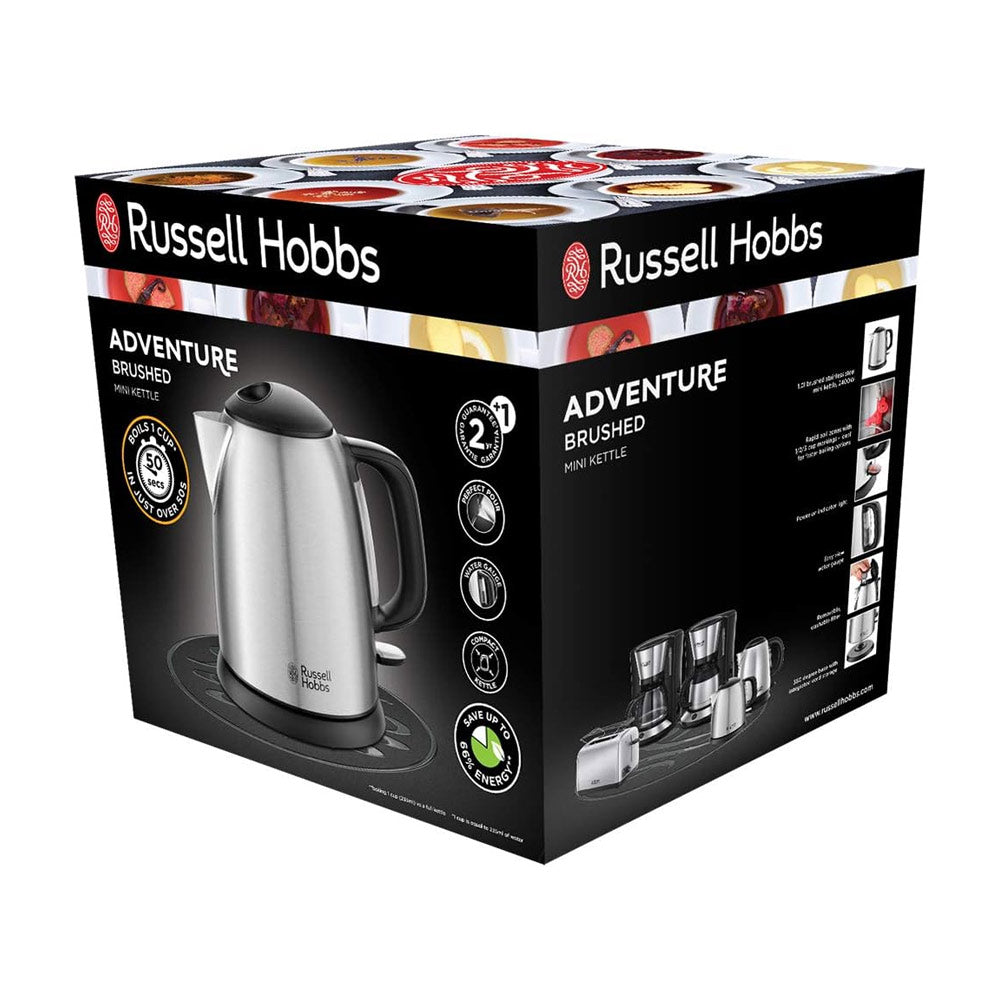Jarro Elétrico Adventure Mini Kettle RUSSELL HOBBS Inox