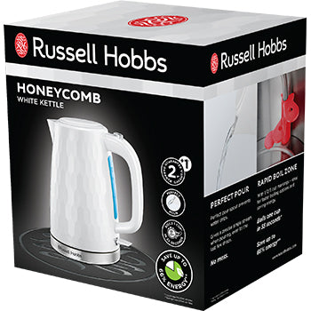 Jarro Elétrico Honeycomb RUSSELL HOBBS Branco