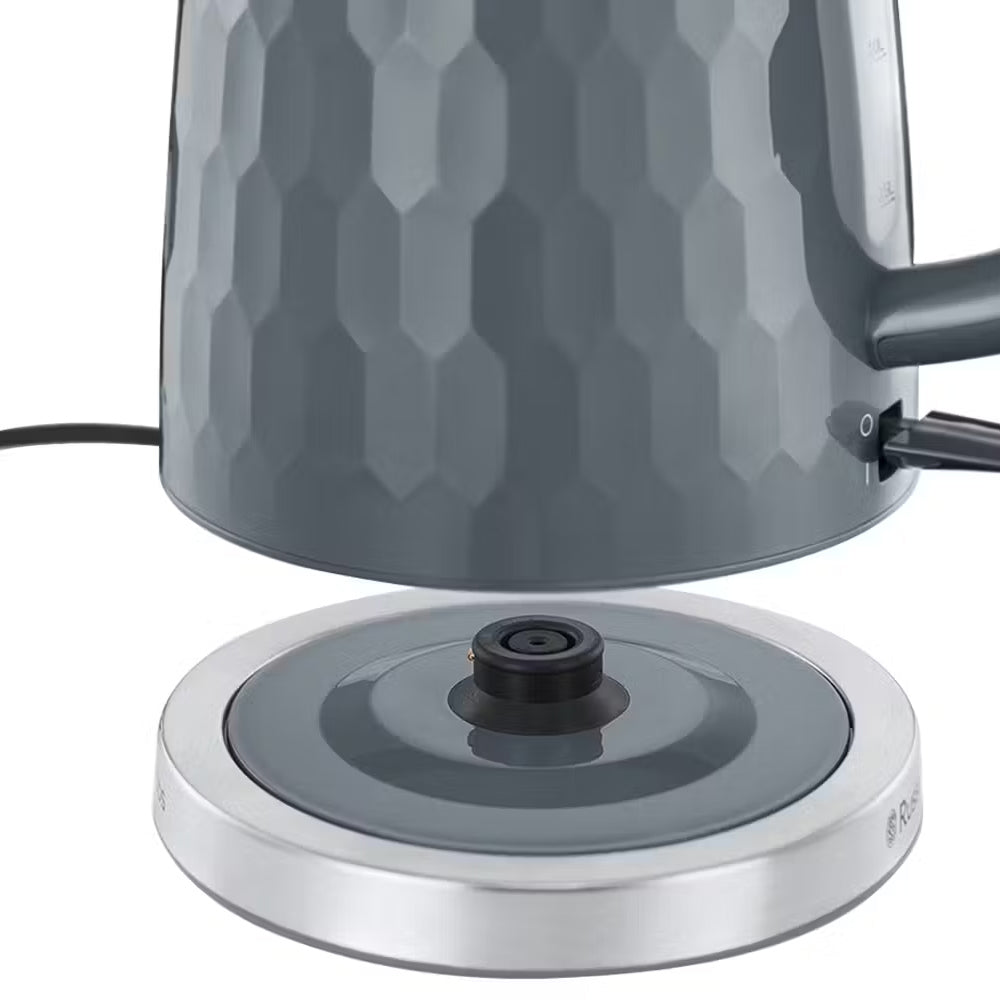Jarro Elétrico RUSSELL HOBBS Honeycomb Cinza