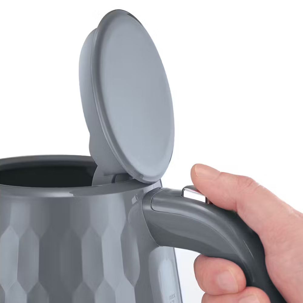 Jarro Elétrico RUSSELL HOBBS Honeycomb Cinza